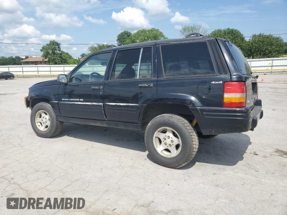 1998 Jeep Grand Cherokee Laredo with VIN 1J4GZ48S7WC222845, listed as a Copart auction lot 59576115 with Not provided miles and Clean title. Bid and sale history available at DreamBid. Image 2.