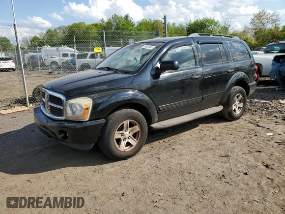 2004 Dodge Durango SLT with VIN 1D4HB48N84F178765, listed as a Copart auction lot 55421445 with 160,548 mi miles and Salvage title. Bid and sale history available at DreamBid. Image 1.