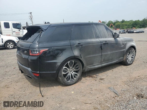 2022 Land Rover Range Rover Sport HSE Silver Edition with VIN SALWR2SU8NA218435, listed as a Copart auction lot 61110485 with 35,416 mi miles and Salvage title. Bid and sale history available at DreamBid. Image 3.