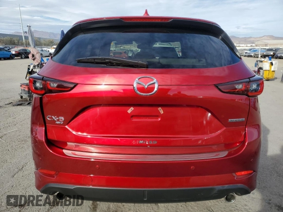 2025 Mazda CX-5 2.5 S Premium Plus Package with VIN JM3KFBEMXS0545664, listed as a Copart auction lot 86388844 with 273 mi miles and Salvage Title. Bid and sale history available at carsss.com. Image 6.