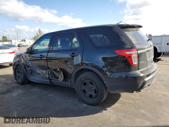 2015 Ford Utility Police Interceptor with VIN 1FM5K8AR8FGA78467, listed as a Copart auction lot 43581655 with 183,077 mi miles and Salvage Title. Bid and sale history available at carsss.com. Image 2.