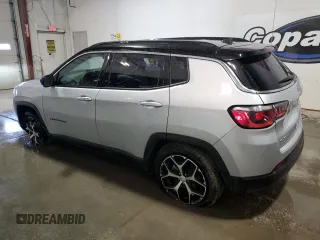 2024 Jeep Compass Limited z VIN 3C4NJDCN0RT125405, wystawiony jako Copart lot #60204955 z przebiegiem 34 041 mil mil oraz Czysty tytuł • Clean title. Historia ofert i sprzedaży dostępna na DreamBid. Obrazek 2.