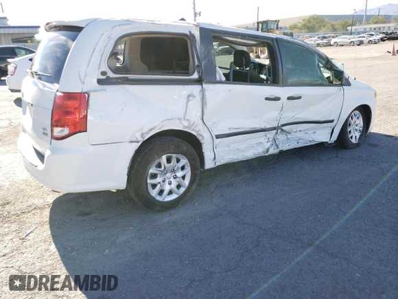2014 Ram Cargo Van Tradesman with VIN 2C4JRGAG7ER383995, listed as a Copart auction lot 67410134 with 21,383 mi miles and Salvage Title. Bid and sale history available at carsss.com. Image 3.