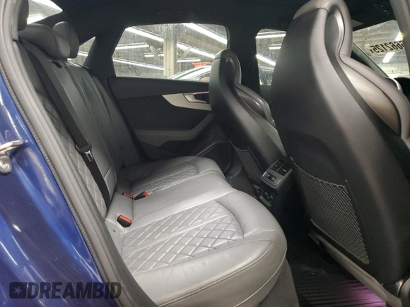 2019 Audi S4 Prestige with VIN WAUC4AF44KA005990, listed as a Copart auction lot 46662125 with 47,417 mi miles and Salvage Title. Bid and sale history available at carsss.com. Image 10.