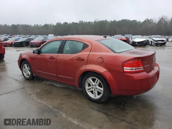 2008 Dodge Avenger SXT with VIN 1B3LC56K28N160830, listed as a Copart auction lot 43906045 with 278,700 mi miles and Salvage Title. Bid and sale history available at carsss.com. Image 2.