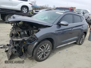 2021 Hyundai Tucson Ultimate with VIN KM8J33AL7MU285036, listed as a Copart auction lot 42173735 with 44,041 mi miles and Salvage title. Bid and sale history available at DreamBid. Image 1.
