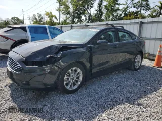 2020 Ford Fusion SE with VIN 3FA6P0HD8LR132155, listed as a Copart auction lot 58488375 with 39,866 mi miles and Salvage title. Bid and sale history available at DreamBid. Image 1.