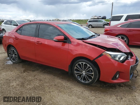 2014 Toyota Corolla L with VIN 2T1BURHE1EC181804, listed as a Copart auction lot 59631785 with 140,002 mi miles and Salvage title. Bid and sale history available at DreamBid. Image 4.