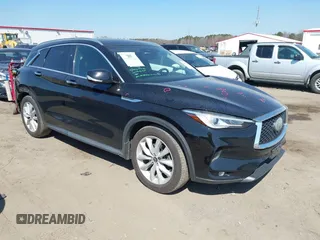 2019 Infiniti QX50 LUXE with VIN 3PCAJ5M32KF106229, listed as a IAAI auction lot 41775874 with 88,875 mi miles. Bid and sale history available at carsss.com. Image 1.