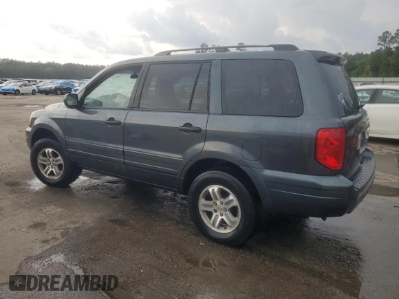 2005 Honda Pilot EX-L with VIN 5FNYF18555B060159, listed as a Copart auction lot 54165005 with 147,187 mi miles and Salvage title. Bid and sale history available at DreamBid. Image 2.