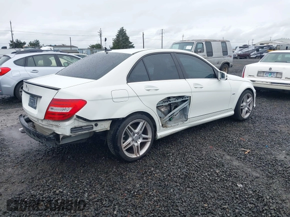 2012 Mercedes-Benz C 250 Sport with VIN WDDGF4HBXCA616612, listed as a IAAI auction lot 41777826 with 140,022 mi miles and . Bid and sale history available at DreamBid. Image 4.