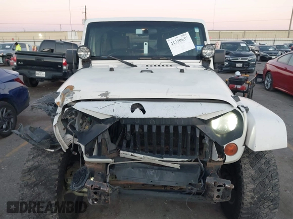 2010 Jeep Wrangler Unlimited Sahara with VIN 1J4BA5H15AL184376, listed as a IAAI auction lot 41270637 with 143,339 mi miles. Bid and sale history available at carsss.com. Image 12.