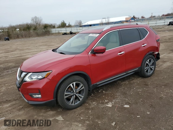2017 Nissan Rogue S with VIN 5N1AT2MV7HC863588, listed as a Copart auction lot 52952355 with 70,478 mi miles and Salvage Title. Bid and sale history available at carsss.com. Image 1.