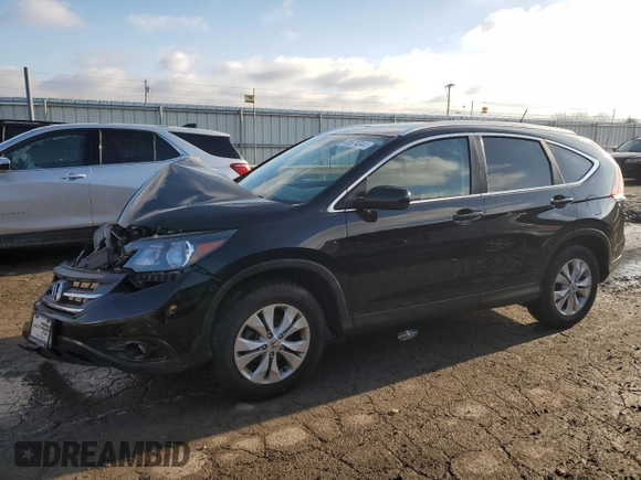 2014 Honda CR-V EX-L with VIN 5J6RM4H7XEL023578, listed as a Copart auction lot 85576344 with 106,898 mi miles and Salvage Title. Bid and sale history available at DreamBid. Image 1.