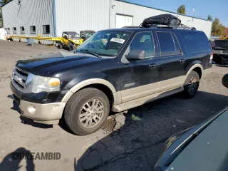 2008 Ford Expedition EL Eddie Bauer with VIN 1FMFK18578LA72118, listed as a Copart auction lot 77906504 with 274,599 mi miles and Clean Title. Bid and sale history available at carsss.com. Image 1.