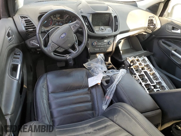 2019 Ford Escape Titanium with VIN 1FMCU9J99KUA06485, listed as a Copart auction lot 43290505 with 101,424 mi miles and Clean Title. Bid and sale history available at carsss.com. Image 8.