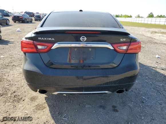 2017 Nissan Maxima SR with VIN 1N4AA6AP5HC453448, listed as a Copart auction lot 52346845 with 195,457 mi miles and Salvage Title. Bid and sale history available at carsss.com. Image 6.