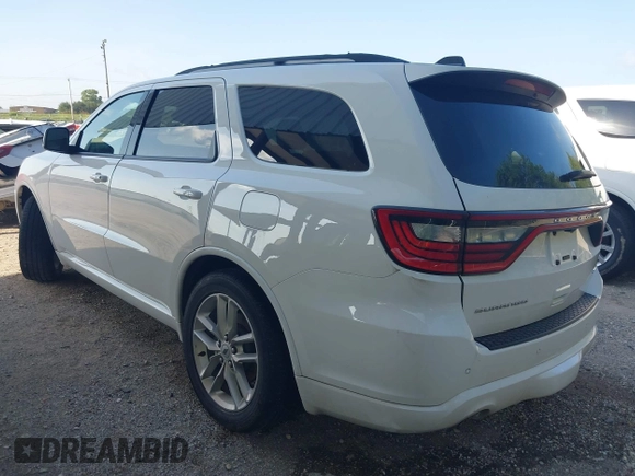2024 Dodge Durango GT Plus with VIN 1C4RDHDG2RC149832, listed as a IAAI auction lot 42783345 with 33,767 mi miles and . Bid and sale history available at DreamBid. Image 3.