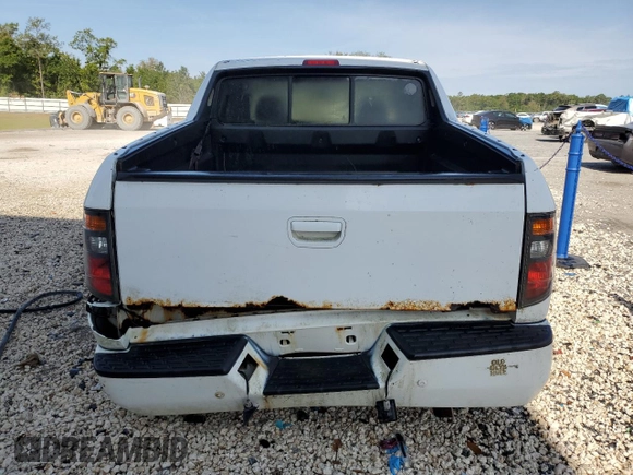 2006 Honda Ridgeline RTS with VIN 2HJYK16426H543105, listed as a Copart auction lot 55626035 with 285,927 mi miles and Clean Title. Bid and sale history available at carsss.com. Image 6.