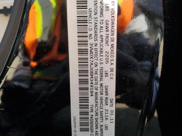2011 Volkswagen Jetta SE с VIN 3VWDX7AJ0BM349184, выставлен на аукционе Copart как лот 49709535 с пробегом 231 832 миль миль и Чистый • Clean title. История ставок и продаж доступна на DreamBid. Изображение 12.