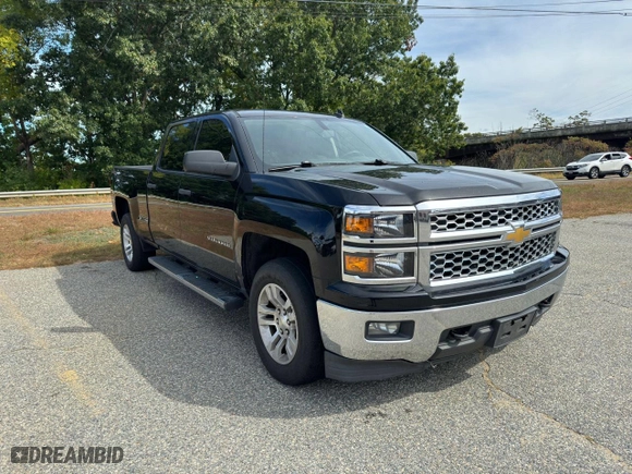 2014 Chevrolet Silverado 1500 LT with VIN 3GCUKREH3EG566168, listed as a Copart auction lot 84893154 with 184,844 mi miles and Clean Title. Bid and sale history available at carsss.com. Image 1.