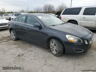 2012 Volvo S60 T5 with VIN YV1622FS7C2096978, listed as a Copart auction lot 51856675 with 179,922 mi miles and Clean Title. Bid and sale history available at carsss.com. Image 4.