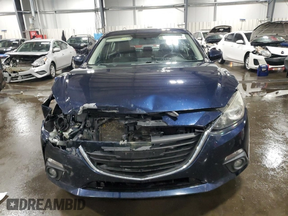 2015 Mazda 3 i Grand Touring with VIN 3MZBM1W73FM210036, listed as a Copart auction lot 85478524 with 86,644 mi miles and Salvage Title. Bid and sale history available at DreamBid. Image 5.