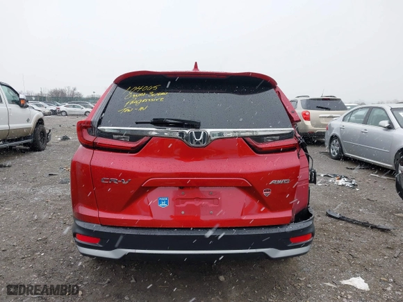 2020 Honda CR-V EX-L with VIN 2HKRW2H86LH663785, listed as a IAAI auction lot 41351938 with 1 mi miles. Bid and sale history available at carsss.com. Image 15.