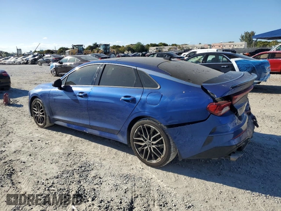 2022 Kia K5 GT with VIN 5XXG44J80NG094448, listed as a Copart auction lot 48545495 with 45,145 mi miles and Non Repairable. Bid and sale history available at carsss.com. Image 2.