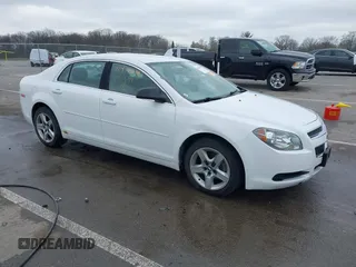 2012 Chevrolet Malibu 1LS with VIN 1G1ZB5E09CF333587, listed as a IAAI auction lot 41990688 with 136,183 mi miles and . Bid and sale history available at DreamBid. Image 1.