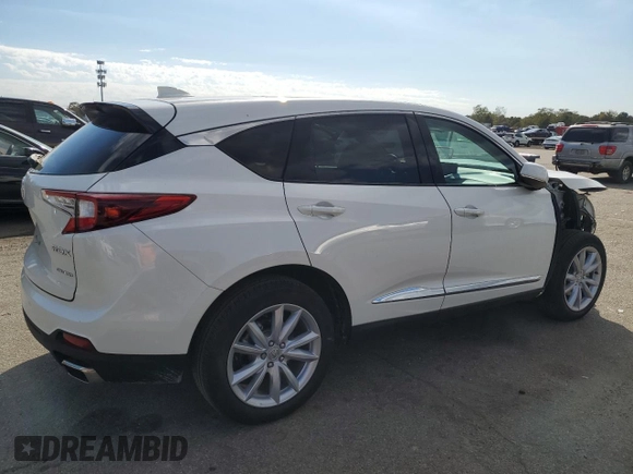 2023 Acura RDX with VIN 5J8TC2H31PL014059, listed as a Copart auction lot 74929074 with 28,368 mi miles and Salvage Title. Bid and sale history available at carsss.com. Image 3.