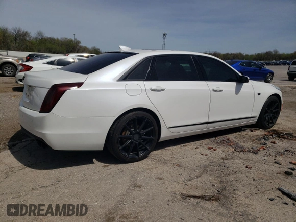 2016 Cadillac CT6 AWD with VIN 1G6KB5RS3GU166104, listed as a Copart auction lot 51655445 with 131,192 mi miles and Salvage title. Bid and sale history available at DreamBid. Image 3.