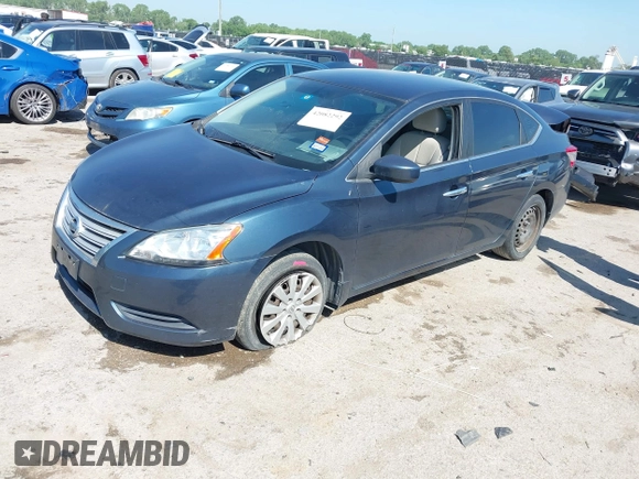 2015 Nissan Sentra SV with VIN 3N1AB7AP9FL688596, listed as a IAAI auction lot 42082292 with 77,300 mi miles and . Bid and sale history available at DreamBid. Image 17.