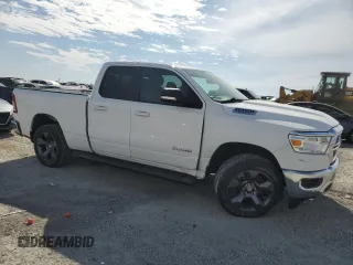 2021 Ram 1500 Big Horn with VIN 1C6SRFBT3MN796610, listed as a Copart auction lot 47459625 with 67,078 mi miles and Salvage title. Bid and sale history available at DreamBid. Image 4.