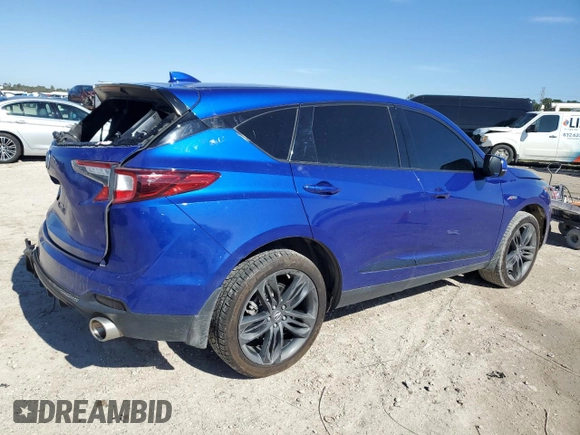 2022 Acura RDX w/A-Spec Package with VIN 5J8TC1H62NL001306, listed as a Copart auction lot 86200214 with 55,646 mi miles and Non Repairable. Bid and sale history available at carsss.com. Image 3.