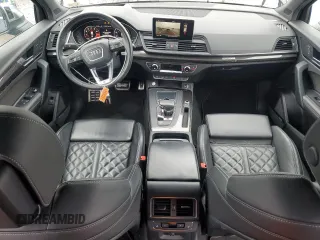 2018 Audi SQ5 Prestige with VIN WA1C4AFY9J2055843, listed as a Copart auction lot 84632594 with 46,838 mi miles and Salvage Title. Bid and sale history available at DreamBid. Image 8.