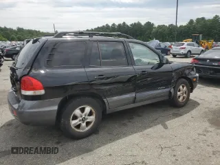 2006 Hyundai Santa Fe GLS with VIN KM8SC73D86U105860, listed as a Copart auction lot 63534064 with 164,459 mi miles and Salvage Title. Bid and sale history available at carsss.com. Image 3.