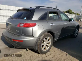 2005 Infiniti FX35 with VIN JNRAS08U65X109597, listed as a Copart auction lot 74576584 with 198,733 mi miles and Salvage Title. Bid and sale history available at carsss.com. Image 3.