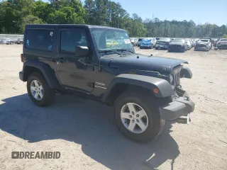 2018 Jeep Wrangler Sport S z VIN 1C4AJWAG1JL868055, wystawiony jako Copart lot #53325105 z przebiegiem 63 556 mil mil oraz Szkoda całkowita • Salvage title. Historia ofert i sprzedaży dostępna na DreamBid. Obrazek 4.