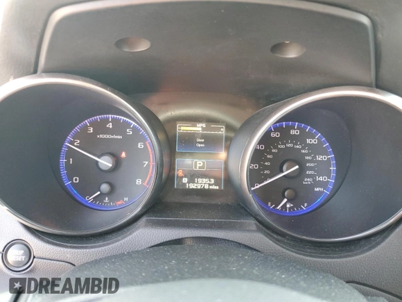2016 Subaru Outback Premium with VIN 4S4BSAEC2G3241882, listed as a Copart auction lot 61627565 with 192,978 mi miles and Salvage title. Bid and sale history available at DreamBid. Image 9.