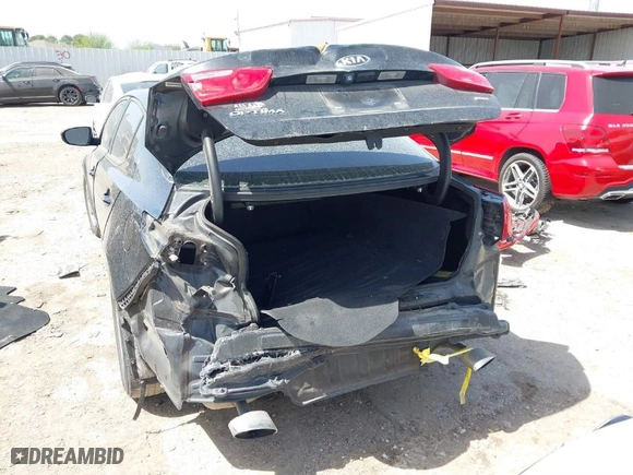 2015 Kia Optima LX with VIN 5XXGM4A75FG450983, listed as a IAAI auction lot 41837815 with 95,187 mi miles. Bid and sale history available at carsss.com. Image 6.