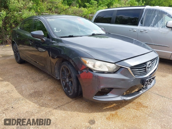 2014 Mazda 6 i Sport with VIN JM1GJ1U66E1129233, listed as a IAAI auction lot 42045330 with 195,071 mi miles and . Bid and sale history available at carsss.com. Image 1.