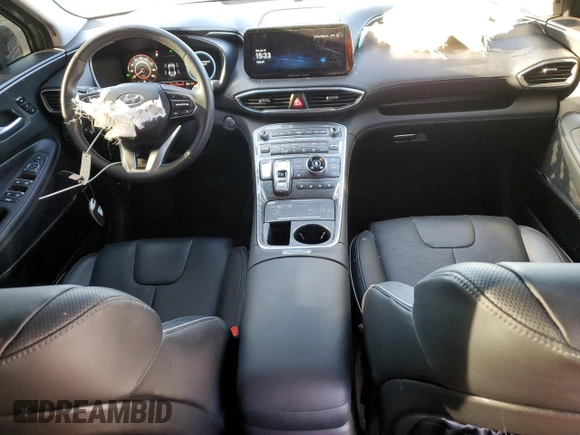 2023 Hyundai Santa Fe Hybrid Limited with VIN 5NMS5DA10PH002558, listed as a Copart auction lot 42257765 with 27,180 mi miles and Salvage Title. Bid and sale history available at carsss.com. Image 8.