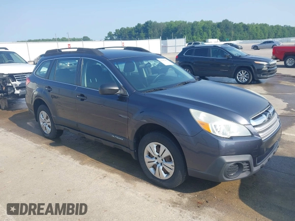 2013 Subaru Outback 2.5i with VIN 4S4BRCAC1D1314339, listed as a IAAI auction lot 42385455 with 140,322 mi miles and . Bid and sale history available at DreamBid. Image 1.