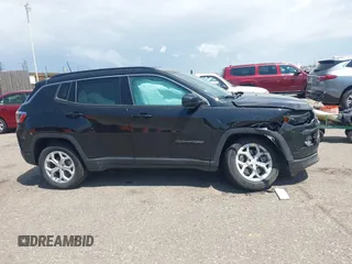 2024 Jeep Compass Latitude with VIN 3C4NJDBN4RT100797, listed as a IAAI auction lot 42572805 with 26,508 mi miles and . Bid and sale history available at DreamBid. Image 13.