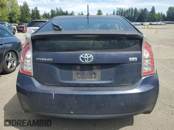 2012 Toyota Prius One with VIN JTDKN3DU7C1613594, listed as a Copart auction lot 55505835 with 200,296 mi miles and Clean Title. Bid and sale history available at DreamBid. Image 6.