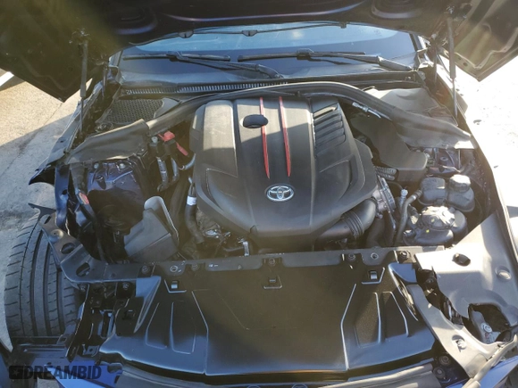 2020 Toyota GR Supra 3.0 with VIN WZ1DB4C02LW032496, listed as a Copart auction lot 82842994 with 946 mi miles and Salvage Title. Bid and sale history available at carsss.com. Image 11.