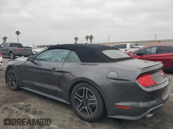 2020 Ford Mustang EcoBoost with VIN 1FATP8UH2L5184720, listed as a Copart auction lot 59169155 with 64,616 mi miles and Salvage title. Bid and sale history available at DreamBid. Image 2.