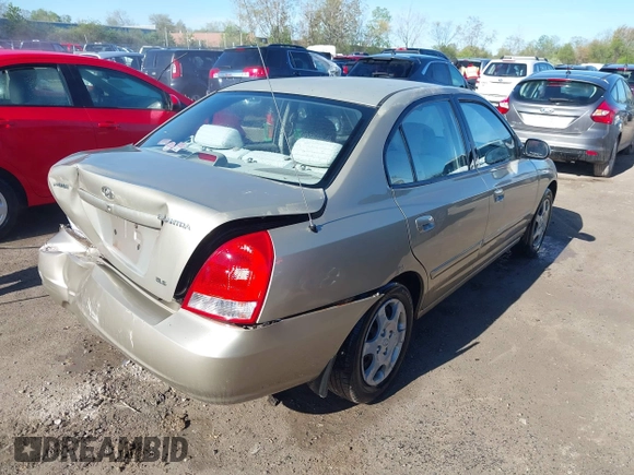 2003 Hyundai Elantra GLS z VIN KMHDN45D93U495703, wystawiony jako IAAI lot #42137927 z przebiegiem 93 287 mil mil oraz . Historia ofert i sprzedaży dostępna na DreamBid. Obrazek 4.