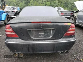 2002 Mercedes-Benz CL-Class with VIN WDBPJ75J12A024650, listed as a Copart auction lot 80916174 with 109,042 mi miles and Salvage Title. Bid and sale history available at carsss.com. Image 6.